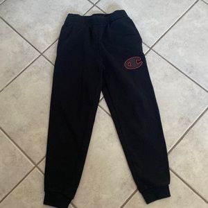 Boys Champion fleece Jogger sweatpants size M.